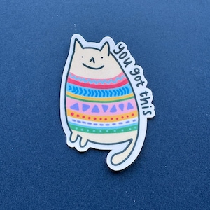 Cute Cat Sticker *WATERPROOF*