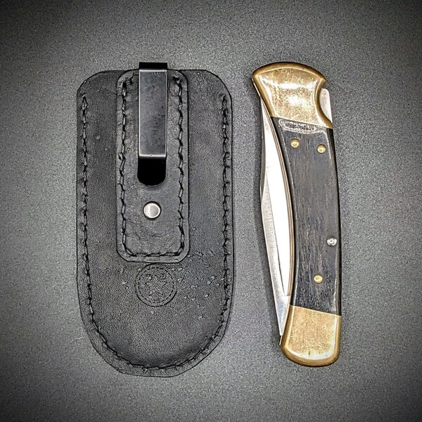 Leather Knife Slip Etsy