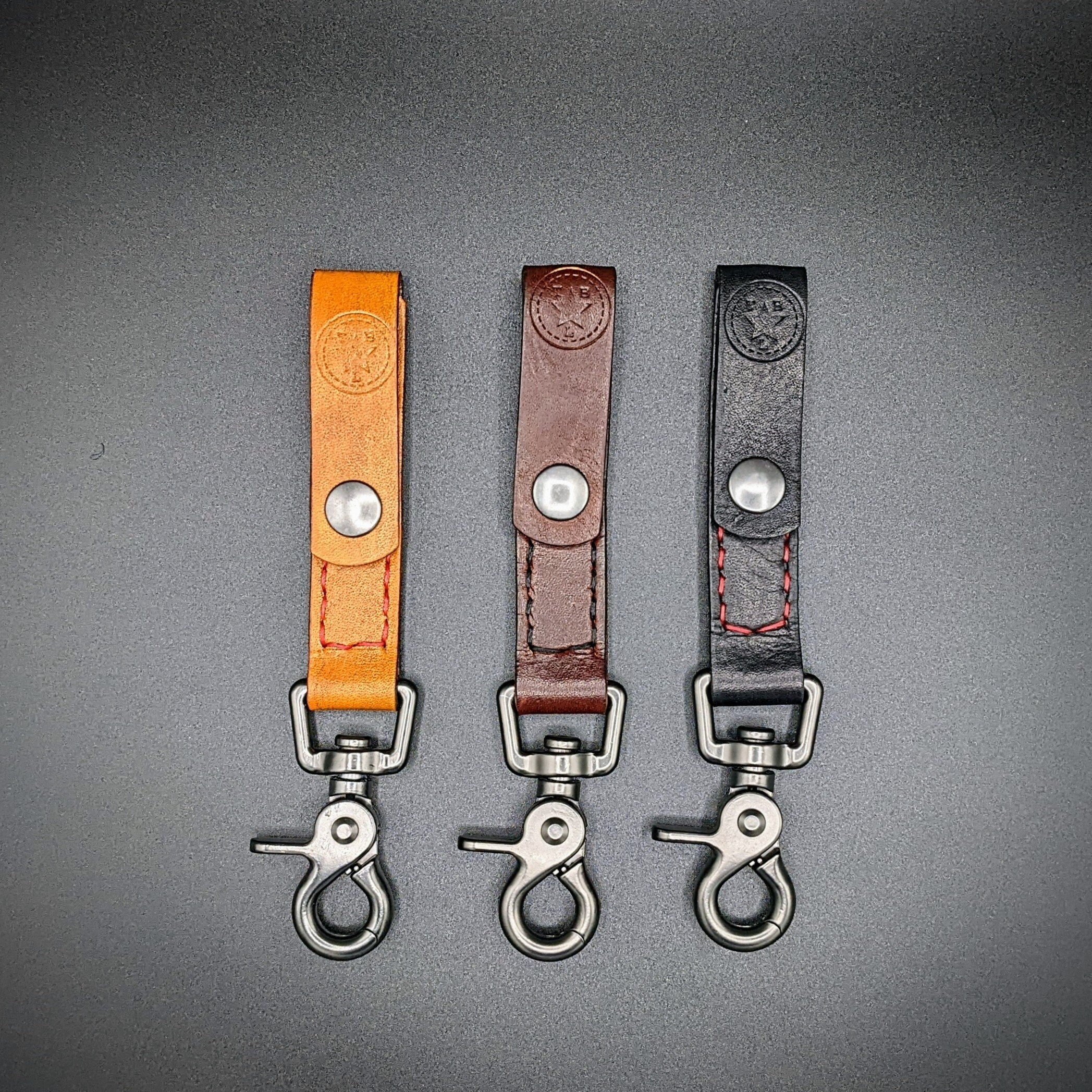 Bright Colors Key Keeper Ring Leather Key Chain Snap Holds Over 3 Key Rings  Valet With Ease, Only Give Your Car Keys 
