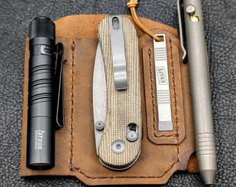 The Sidecar - 4 Slot for flashlight, small folding knife/pliers, pen, small pry tool/accessory