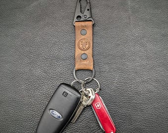 Leather Corgi Keychain 2.0: HK-Style Quick Detach Clip for Belt, Purse loop