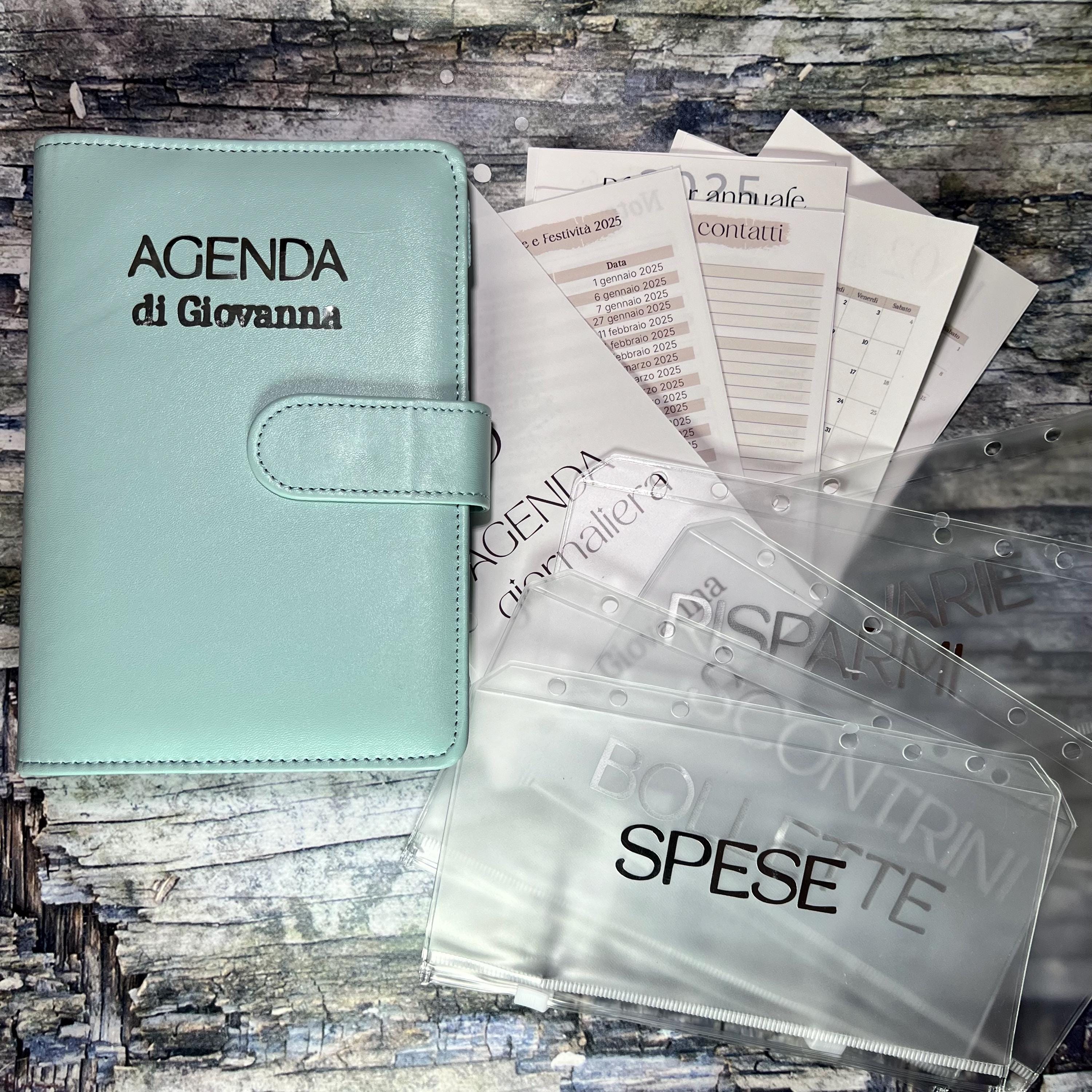 Agenda 2025 Personalizzabile | 15x21 Cm | Made In Italy | Vari Colori | Per Gestione Tempo Efficace - Foto 6