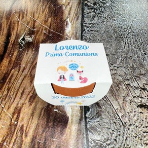 Piccolo vaso in terracotta e semi personalizzato piccolo principe idea bomboniera ecologica originale comunione cresima battesimo compleanno