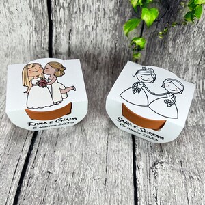 Piccolo vaso in terracotta con semi personalizzato spose per unioni civili nozze gay pride matrimonio egualitario idea bomboniera ecologica