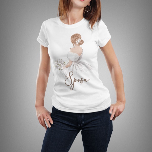 T-shirt addio al celibato e nubilato PROGRAMMA PER LA SPOSA