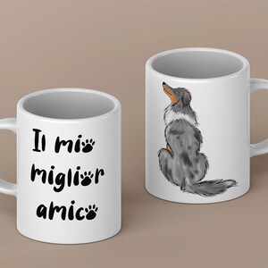 Tazza mug personalizzata con cani cagnolini razze varie con nome o frase idea regalo natale amanti degli animali cinofili