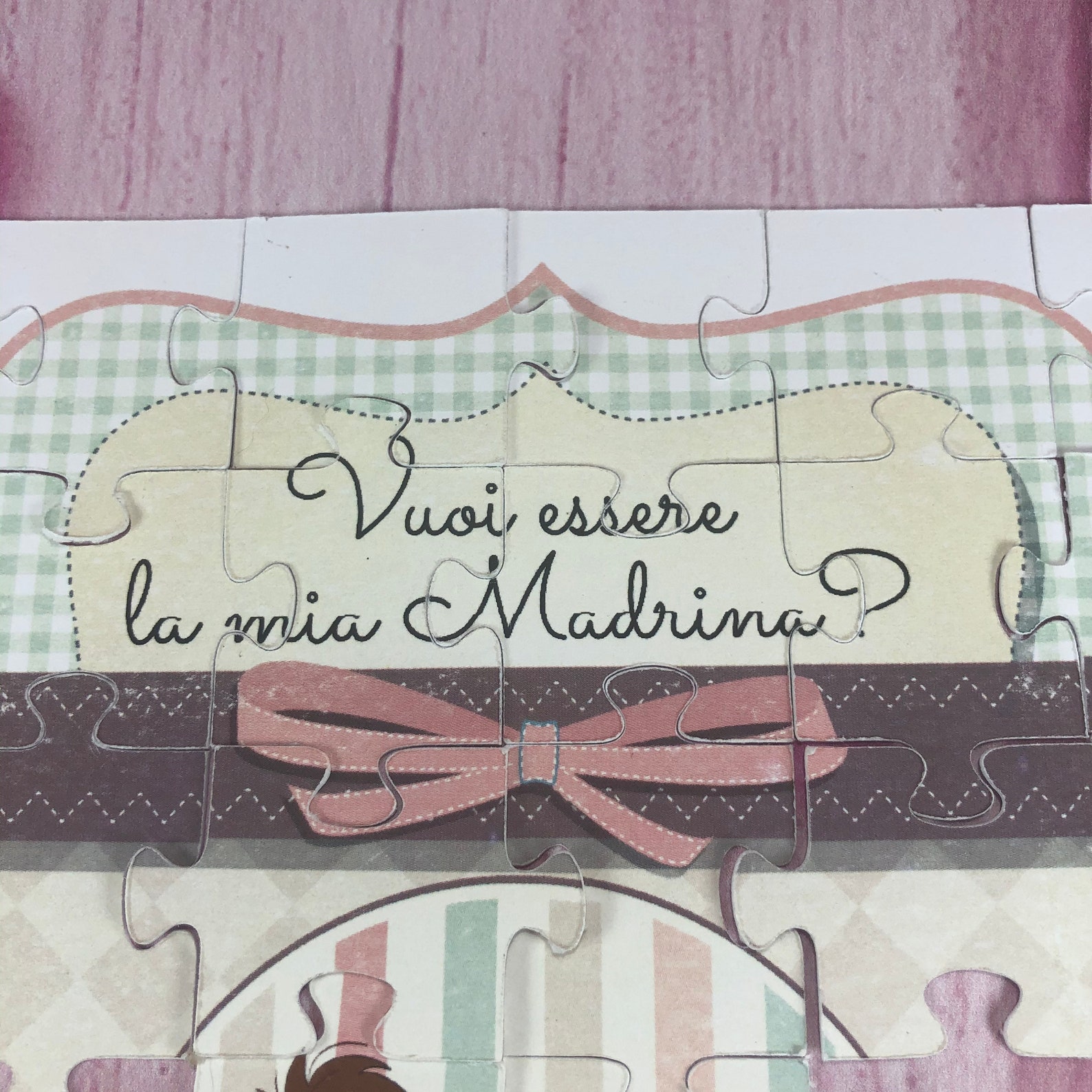 Quieres ser mi madrina Rompecabezas de entradas para madrina Etsy