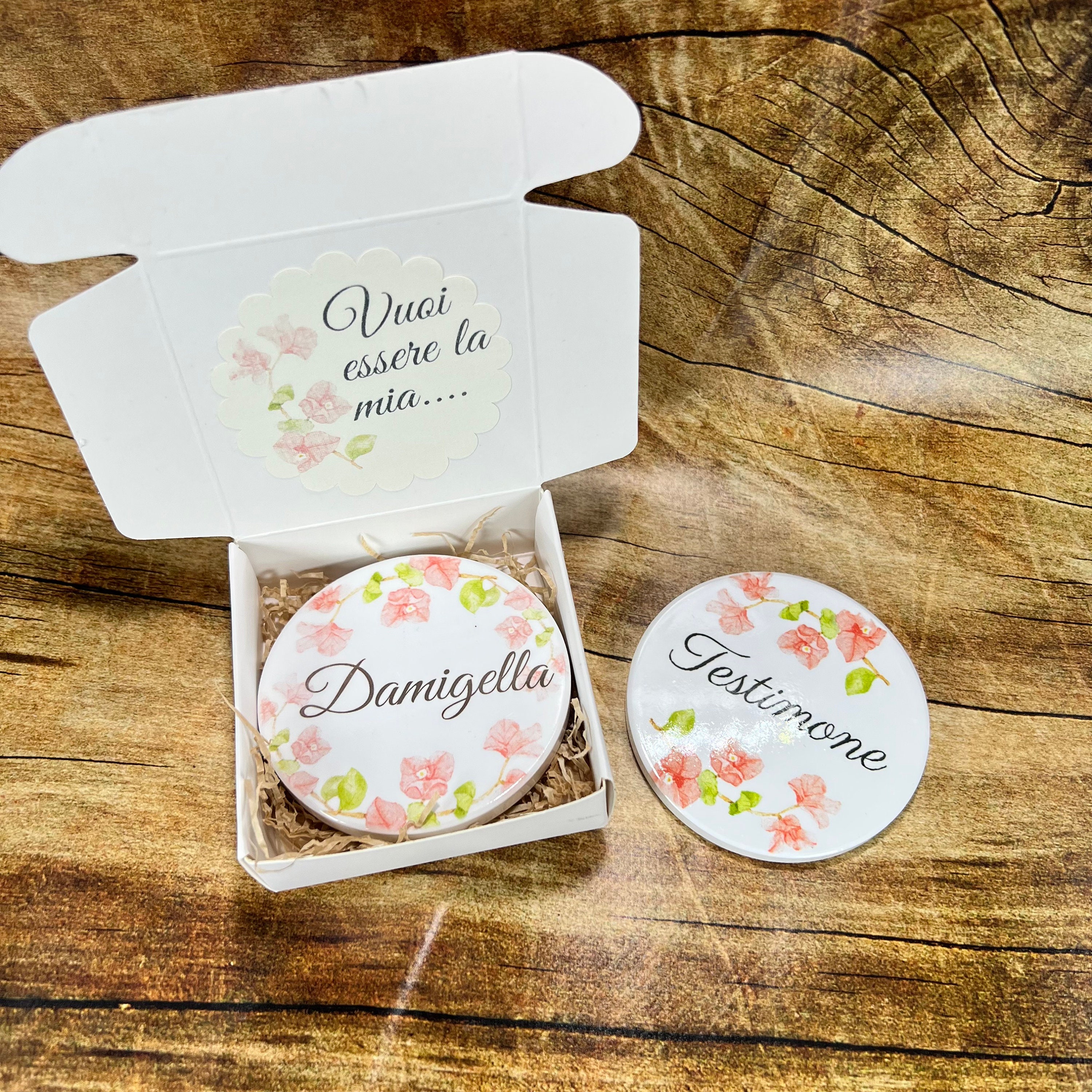 Vuoi essere la mia testimone o damigella Calamita in ceramica per testimone  damigella nozze matrimonio regalo testimone pensiero damigella -   Österreich