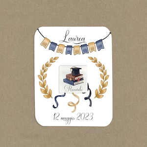 Cioccolatini per laurea personalizzati sfusi o con cartoncino per festa di laurea diploma laureato laureata regalo fine festa bomboniera
