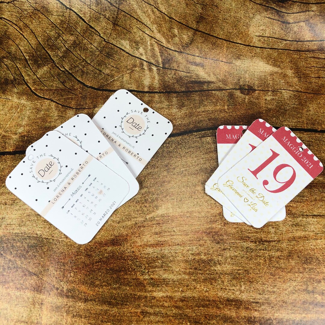 20 save the Date Tags Personalized Wedding Tags Wedding Anniversary ...