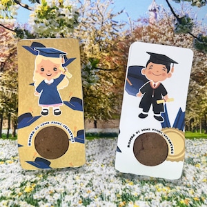 3 bombe di semi per laurea bomboniera segnaposto sacchetto laureato laureata diploma dottore dottoressa Idea ecologica fiori misti selvatici