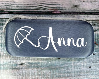 Mini ombrello pieghevole da borsetta – Personalizzato con nome e disegno – Tascabile e richiudibile, idea regalo amica, maestra o mamma