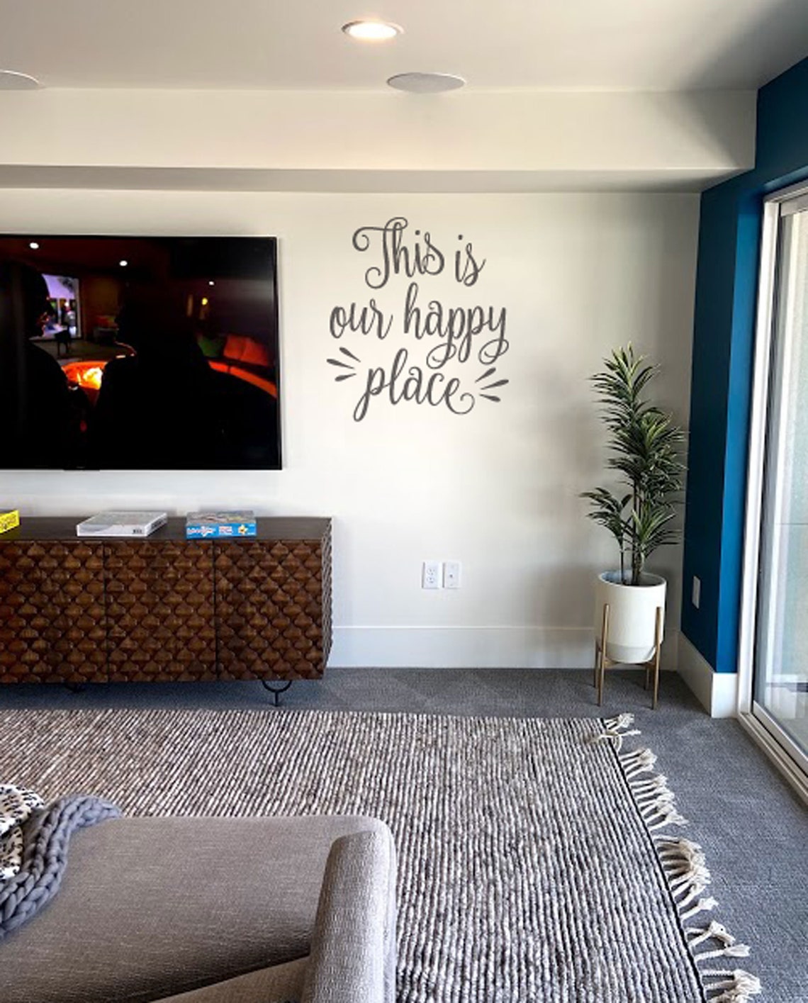 This is Our Happy Place Wall Decal Home Decals Wall Etsy