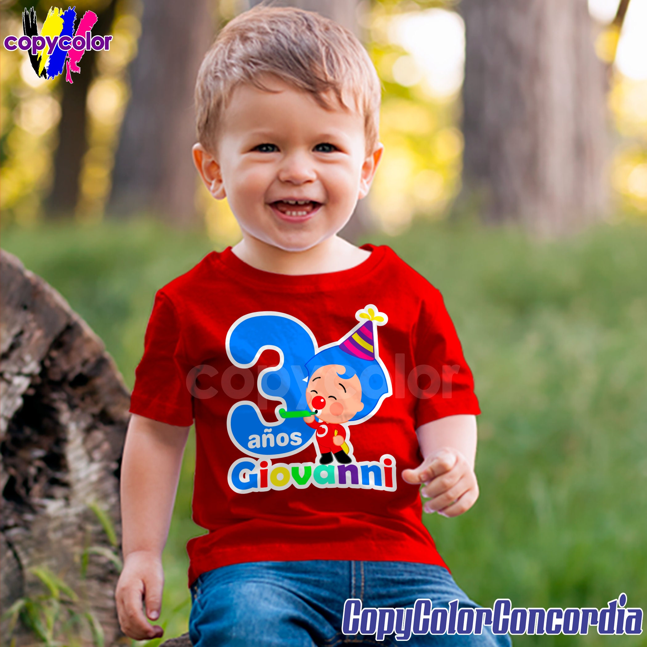 El Payaso Plim Plim PNG PDF Diseño Personalizado para fiesta | Etsy España