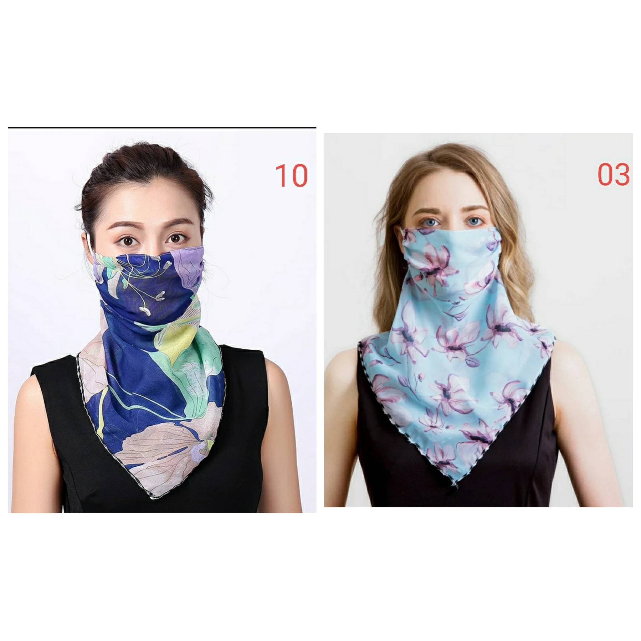 Face Mask Face Scarf Chiffon Face Cover Lightweight Breathable - Etsy UK