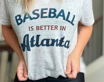 Atlanta Baseball Tee/Braves Tee/World Series/Custom Braves Tee