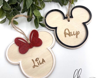 Personalized Mouse Ornament | Custom Handmade Christmas Decor | Gift Idea