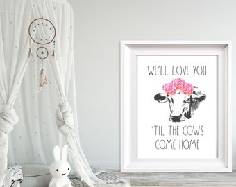 cow themed nursery