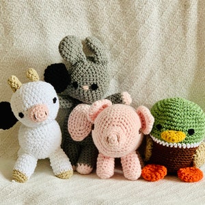 Crocheted Farm Animals