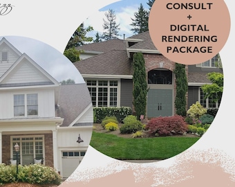 CONSULT + RENDER Exterior Paint Color (digital delivery plus mailed samples)