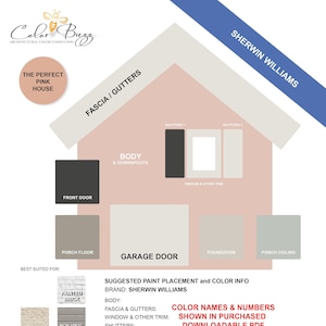 PINK Exterior Color Palette - Sherwin-Williams