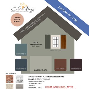 GRAYED GREEN | Exterior Paint Color Scheme | Sherwin-Williams Paints