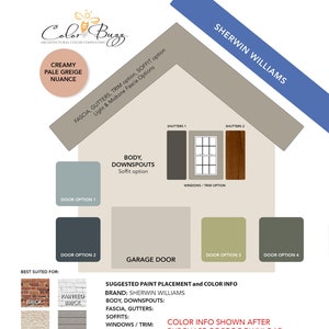 PALE GRAY BEIGE | Exterior Paint Color Scheme | Sherwin-Williams Paints