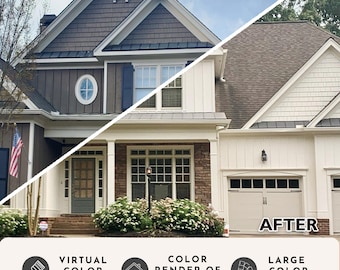 In-Person ATLANTA Custom Exterior Color Consultation meet at your house in ATL or Decatur, GA. Any brand paint.
