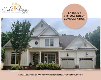 CUSTOM Exterior Paint Color Consult for Your Home.