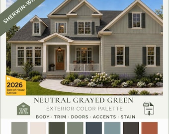 Neutral Exterior Paint Palette Guide Color Consult Home Renovation Specification Contractor New Build Selection House Color Scheme Realtor