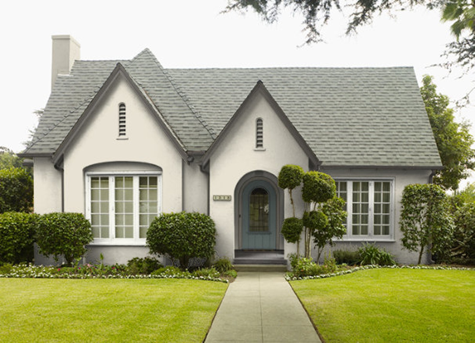 OffWhite/Cream Home Exterior Color Palette BEHR Paint Etsy