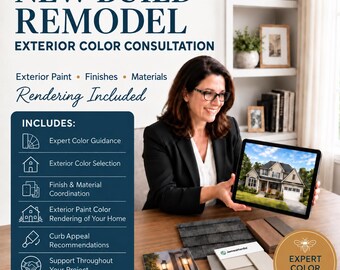 Consultoría virtual, renovación, obra nueva, diseño de interiores, remodelación, experto en color, selección de exteriores, atractivo exterior de la vivienda.