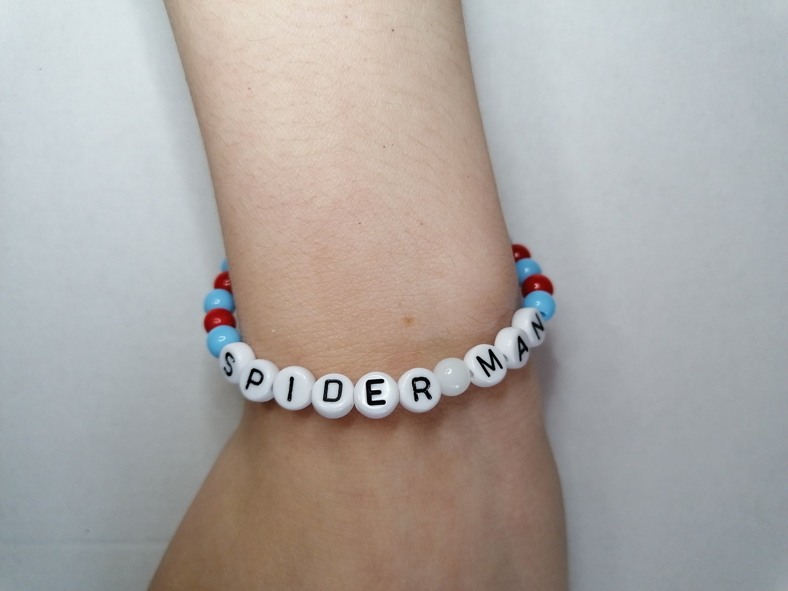 AVENGERS// SPIDERMAN // beaded bracelet Etsy