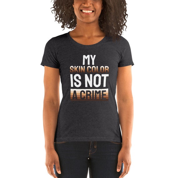 Subjectief eer Philadelphia Huidskleur is geen misdaad T-shirt Black Lives Matter Shirt - Etsy België