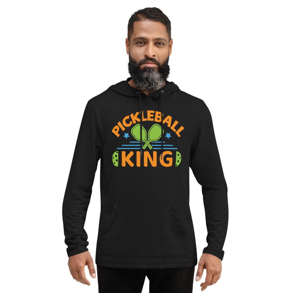 Pickleball King Lightweight Hoodie Pickleball Lover Hoodie Etsy