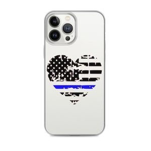Police Wife iPhone Case, Back The Blue iPhone Case, Support Law Enforcement, Thin Blue Line, Support The Police, Mothers Day iPhone Case