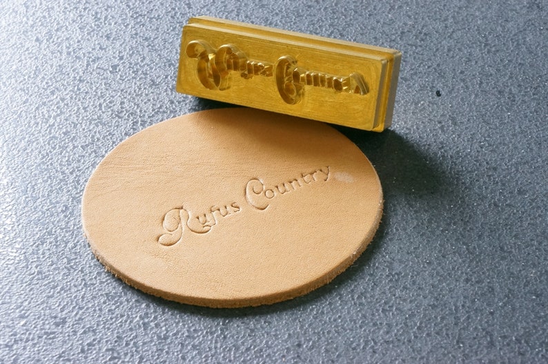 INCH Custom Brass Stamps Logo Stamp Handmade Product Etsy