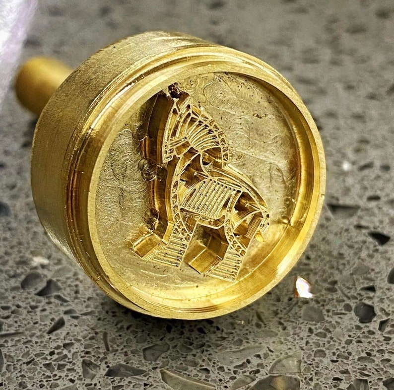 Custom Brass Engraving Stamps for Leather or Wood Crafts or Etsy