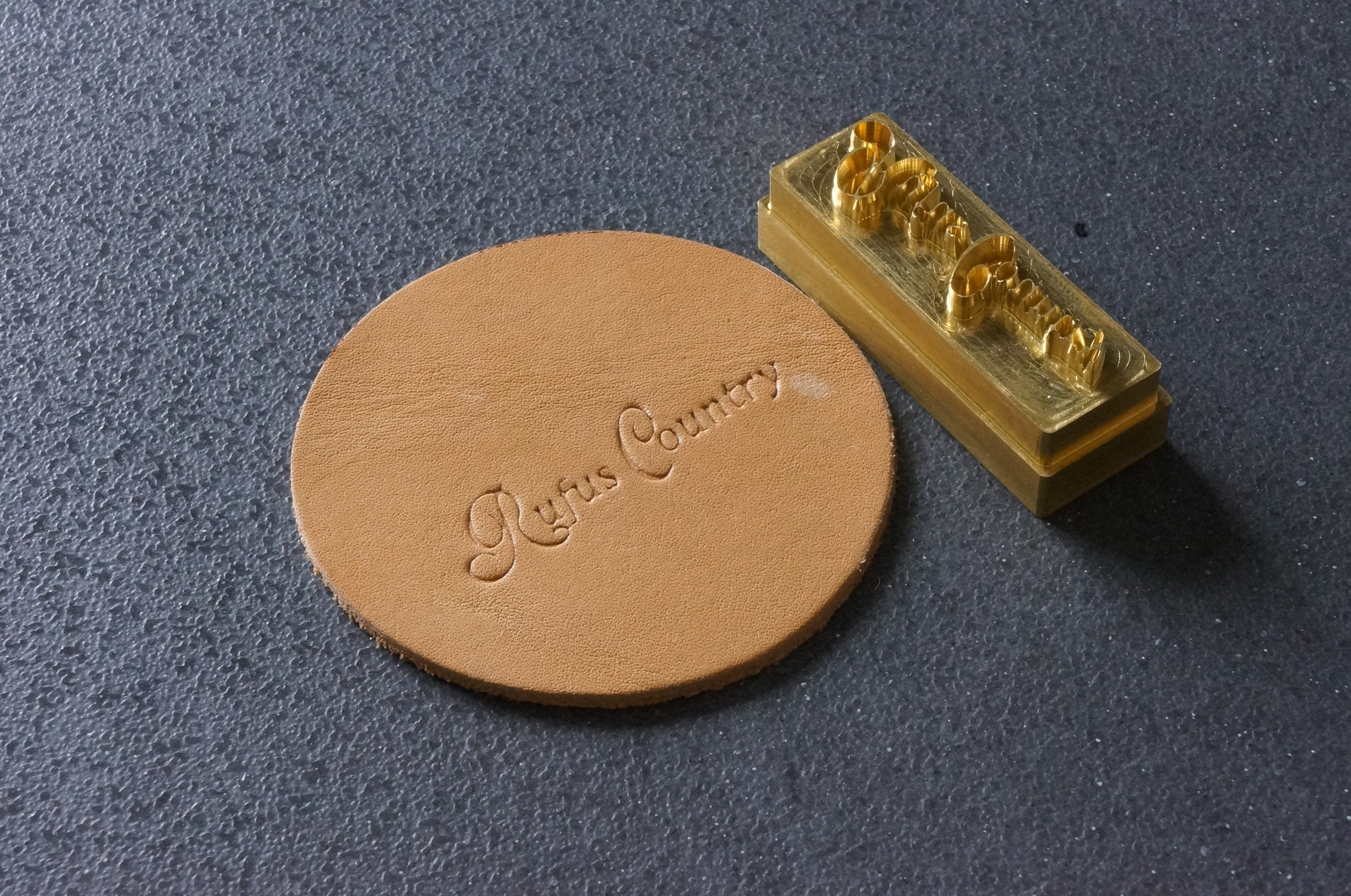 Custom Brass Embossing Stamps for Leather or Wood Crafts or Etsy