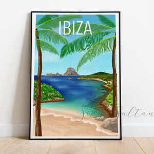Ibiza Spain Travel Art Print / Wall Print / Wall Art / Home Decor / Travel Wall Art
