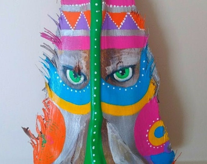 Native American Indian Mask/wall Home Design/modern - Etsy