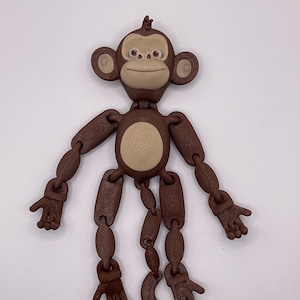 Monkey, Small Figure, 3D Print, Gift, Gift for Him, Gift for Her, 3D Prints, 3D printed