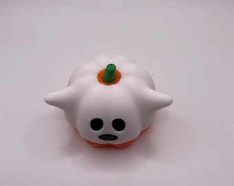 3D Printed Ghost Pumpkin, Halloween, Decor