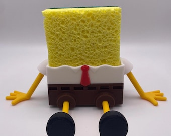 Sponge Holder, Funny, Kitchen, Cartoon, Decor, Gift, 3D Printed