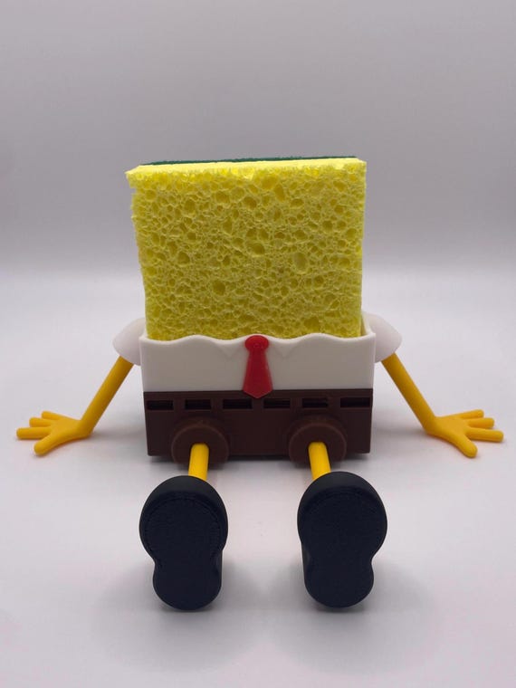 Sponge Holder, Funny, Kitchen, Cartoon, Decor, Gift, 3D Printed