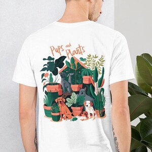 Pups and Plants - Unisex t-shirt
