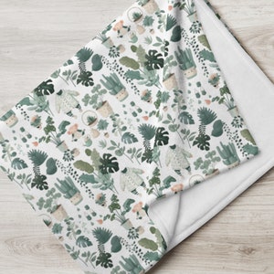 Plant Baby Throw Blanket