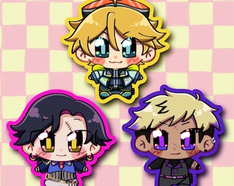 nijisanji en krisis - yu q wilson vantacrow bringer vezalius bandage 2" stickers