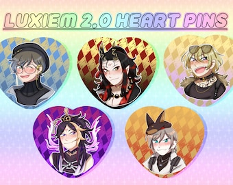 Luxiem 2.0 Heart pins