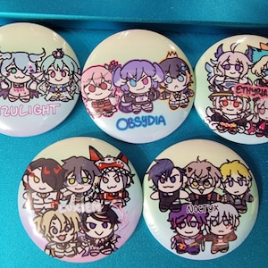 VTuber Nijisanji EN Buttons